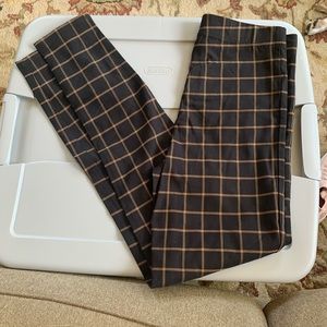 Stretchy elastic waist work pants